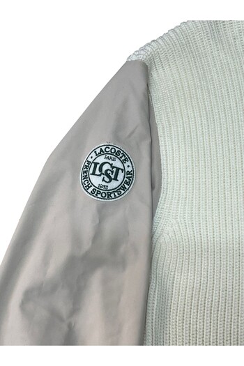 Lacoste Krem Rengi Triko Elbise