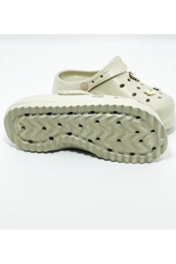 Akınal Bella High-Sole Stoned Women's Slippers