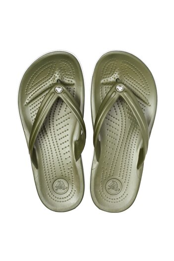 Crocs Crocband Flip 11033-37P Askeri Yeşil / Beyaz