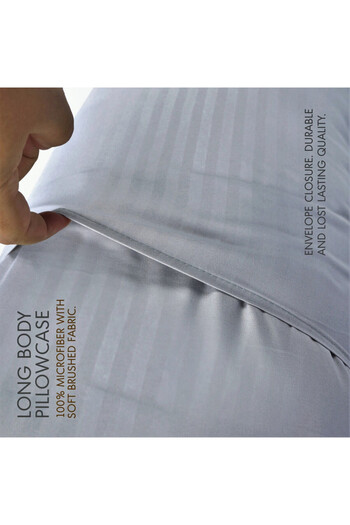 Hotel Linen Klub Ultra Soft Body Pillow with  Pillowcase- Long Side Sleeper Pillow For Use During Pregnancy