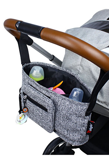 Stylo Gray Trip Baby Stroller Organizer Bag