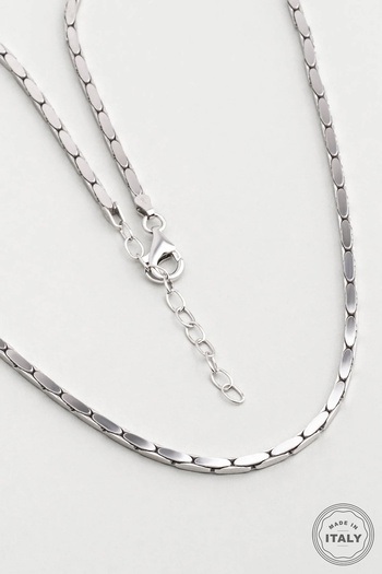 So CHIC... Italian 55 cm Silver Men's Chain Necklace