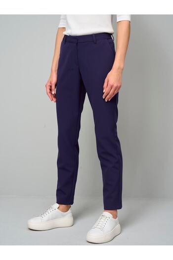 MONPAR Women's Purple Fabric Trousers