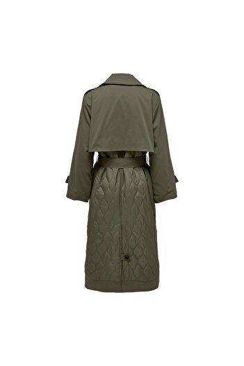 ONLY Khaki Women's Trench Coat 15293269