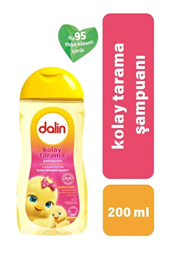 Dalin Easy Comb Almond Extract Baby Shampoo 200 ml