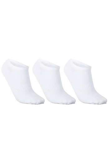 Techsport White 3-Piece Booties Sports and Casual Socks Set