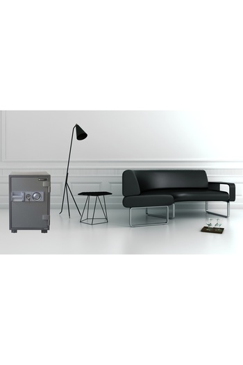 Mahmayi Cabinet Safe for Home Office (Dial + Key Lock, 100Kgs Grey)