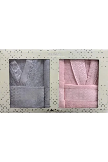 Özdilek Σετ μπουρνούζι Elissa Grey Powder