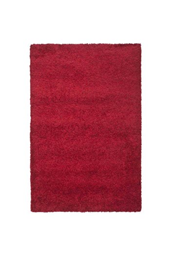 Homelux Flokati rug, rectangular, 160x230, solid, red, polyester, polypropylene