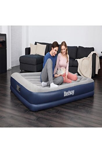 BESTWAY Tritech Airbed Twin Built-in AC Pump 191cm x 97cm x 36cm  26-67723