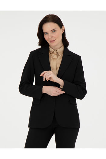 Pierre Cardin Black Slim Fit Jacket 50290392 -Vr046