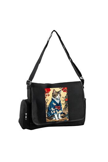 DENİKK Printed Messenger Bag