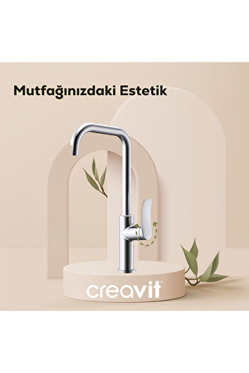 Creavit Lua Chrome Waterfall Sink Faucet - Lu8500 Model