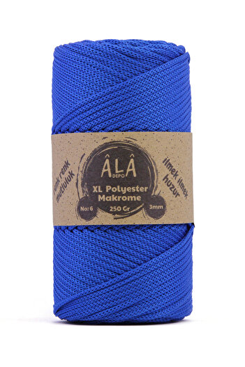 aladepo XL Polyester - Macrame No:6 Σχοινί Χοντρή Τσάντα