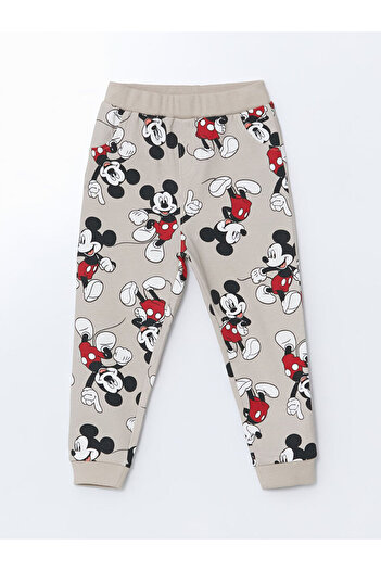 LC Waikiki LCW baby Mickey Mouse Baskılı Erkek Bebek Sweatshirt ve Eşofman Alt 2'li