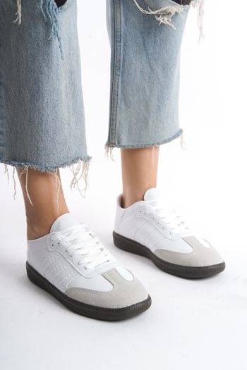 Moda Değirmeni Λευκά Γυναικεία Sneakers BG1095-101-0001
