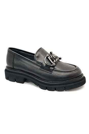 Greyder 72192 Дамски ежедневни оксфордски обувки Zn Urban Leather Comfort, ЧЕРНИ