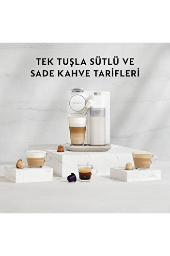 Nespresso F541 Gran Latissima Süt Çözümlü Espresso Kahve Makinesi,Beyaz