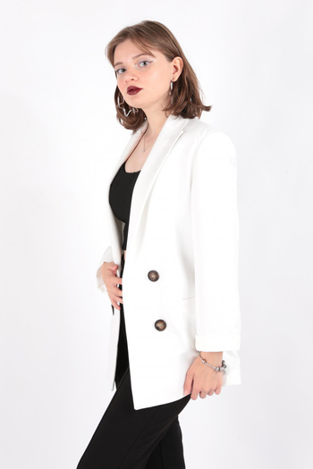 AYHAN 90491 Model Women's Blazer Jacket