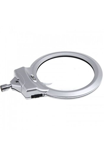 Skygo Table Top Magnifier with Metal Hose - 2.5X90 Mm, 5X24 Mm Magnifying Glass with Latch