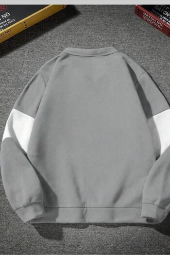 NO 601 Unisex 3-Piece Grimelange Stand Collar Half Zipper Sweatshirt