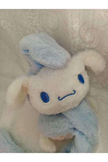 Fua Shop Çocuk Peluş Sanrio Cinnamon Figürlü Oynar Kulaklı Hareketli Sesli Kışlık Kulaklık