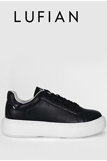 Lufian 121230016 Amy Sneaker Unisex Leather Sports Shoes Black
