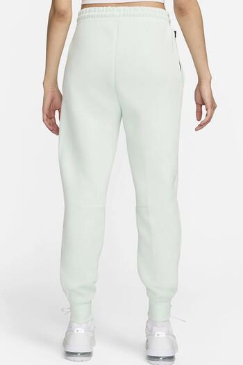 Nike Αθλητικά ρούχα Tech Fleece Standard Fit Mid Rise Jogger Γυναικείο Φούτερ Ανοιχτό πράσινο