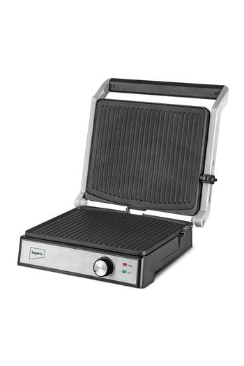 İMPEX Impex Sandwich Maker 2000W,4 Slice, Over Heat Protection, Non-Stick Plate, Stainless Steel