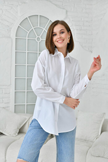 Cemre Life Cămașă oversize pentru damă