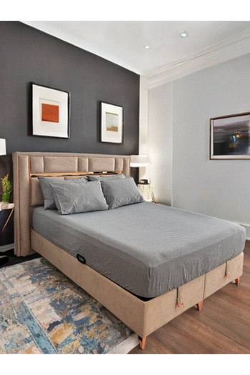Demya Home Cotton Double Flat Sheet 220X240 cm