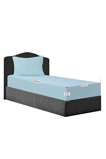 Ender Home Cottonverse Single Bed Sheet Set – 2 Pillowcases and Bed Sheet 100X200 cm
