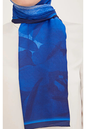 Armine Trend Shawl 10000-01 Saks Blue