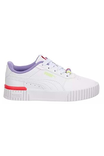 Puma Carina 2.0 Pearls Ps 398478-01 Sneaker Çocuk Spor Ayakkabı BEYAZ