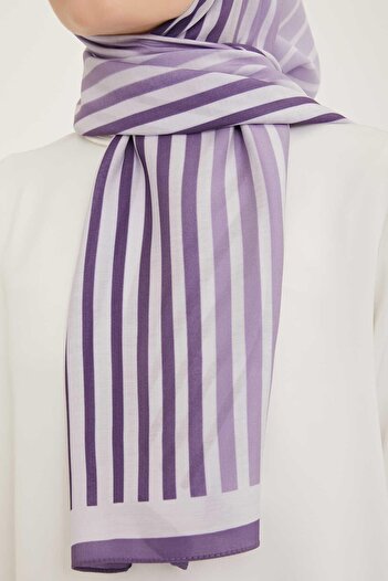 Armine Trend Line Pattern Modal Shawl 5746 - 27