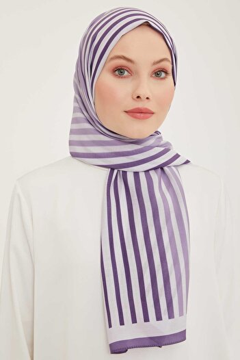 Armine Trend Line Pattern Modal Shawl 5746 - 27