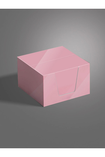 AYKUT OFSET 5Pcs,Pink Boxed,Cube Memo Pad,Boxed Block Note,Note Paper,Note Holder,Cube Note Paper 500Pcs, 8X8