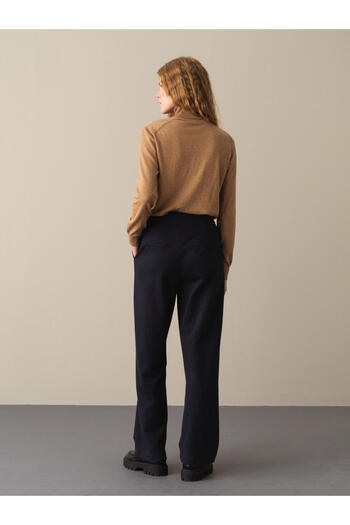 Xint Kadın Camel Regular Fit Basic Kazak