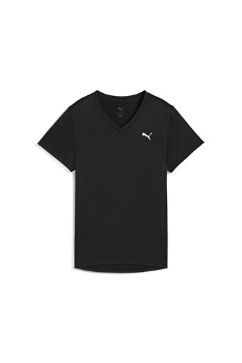 Puma W Tad Essential Vneck Tee Fitness T-Shirt