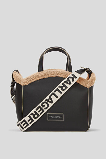 Karl Lagerfeld Handtasche K/Circle SP SM Kožešina