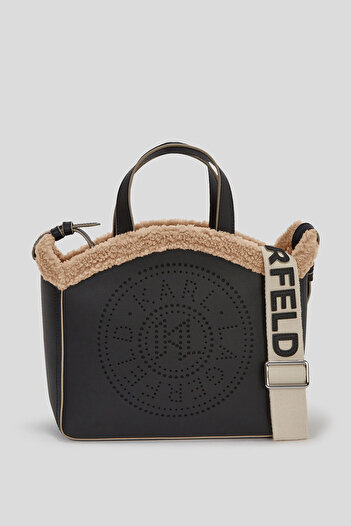 Karl Lagerfeld Handtasche K/Circle SP SM Kožešina