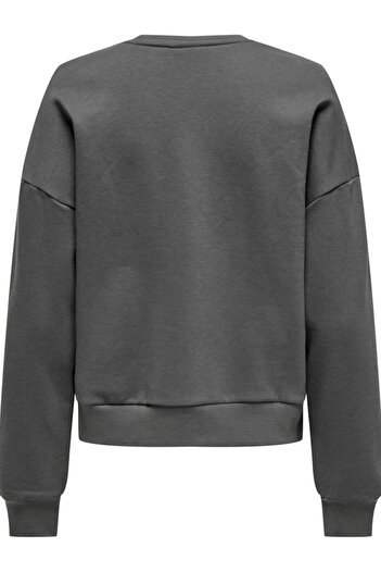 ONLY ONLJOLANA Glitter O-Neck L/S Gray 15304729