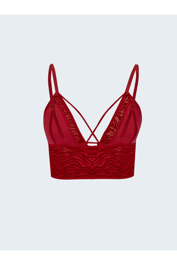 LC Waikiki Gemustertes Bralette ohne Bügel und ohne Füllung