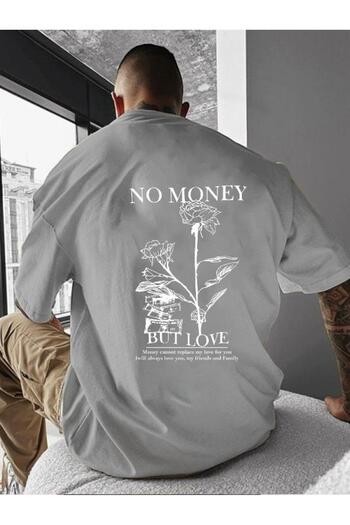 BENROMA No Money Printed Oversize T-Shirt