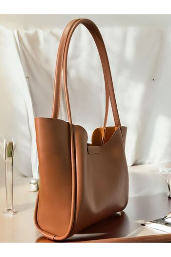 Katusa Women's Tan Magnetic Hand and Shoulder Bag