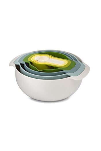 Joseph Joseph Nest 9 Plus Mixing Bowl Set - Opal