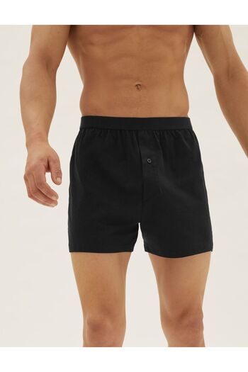 Marks & Spencer Saf Pamuklu 5'li Cool & Fresh™ Boxer Seti