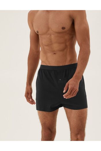 Marks & Spencer Saf Pamuklu 5'li Cool & Fresh™ Boxer Seti