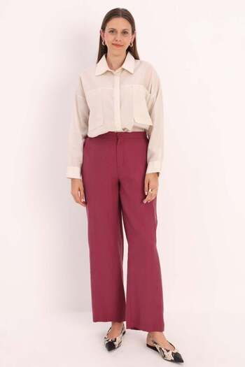 ALLDAY Cherry-Pocket Pipe Leg Trousers