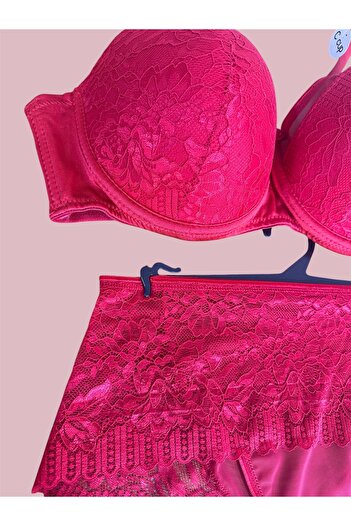 SATTENS Underwire Large Size Bra Set C Cup Bra and Panty